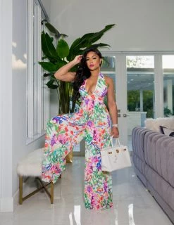 Ms. Bling "St. Tropez" Chiffon Jumpsuit New Arrivals